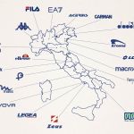 The map of Italian sportswear brands