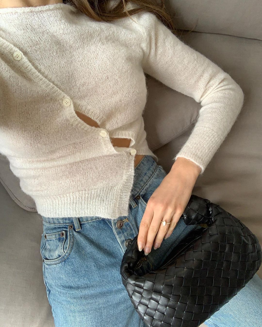 トップス ENFOLD MICRO-MINI CARDIGAN Fall/winter 2021 trend alert: the micro cardigan - nss G-Club