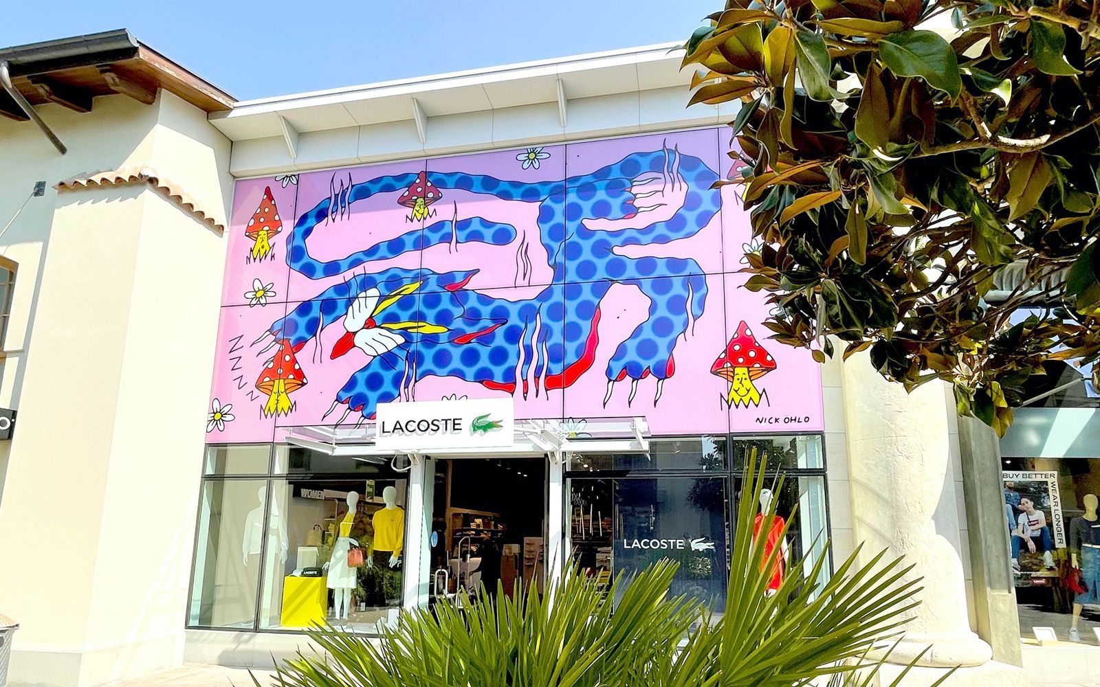 Chat à pois. Nick Ohlo. Fidenza Village, 2021. © Courtesy of the artist