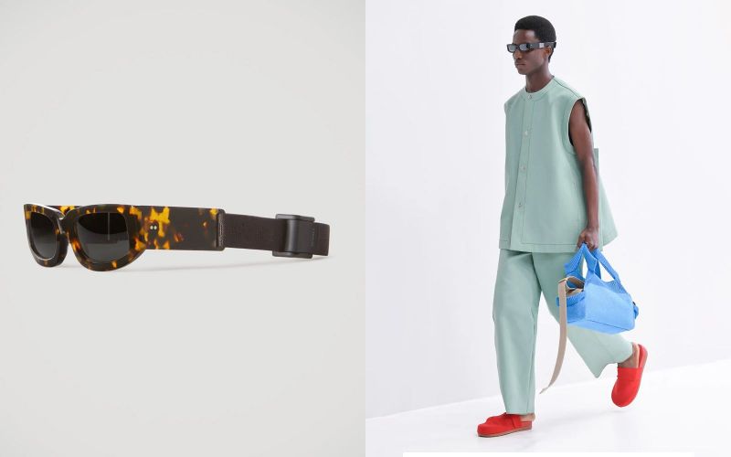 SUNNEI PROTOTIPO 3 サングラス Sunnei glasses that look like swimming pool goggles - nss magazine