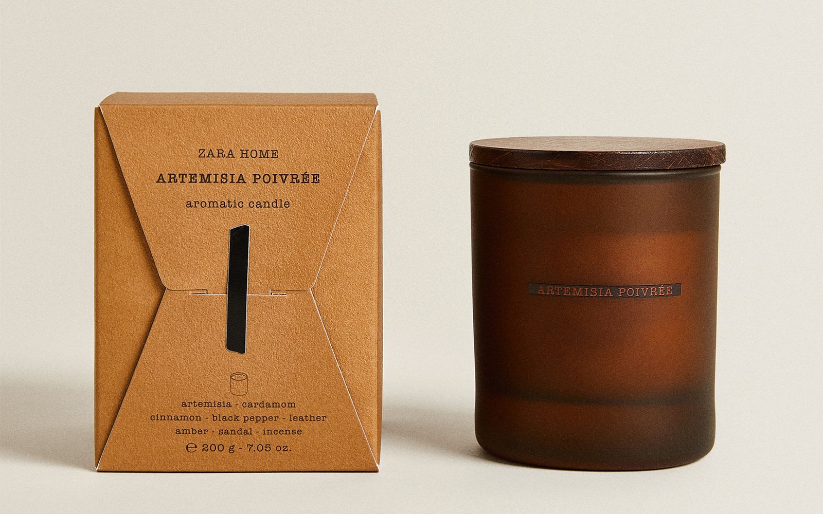 Zara Home Candela Artemisia Poivrée