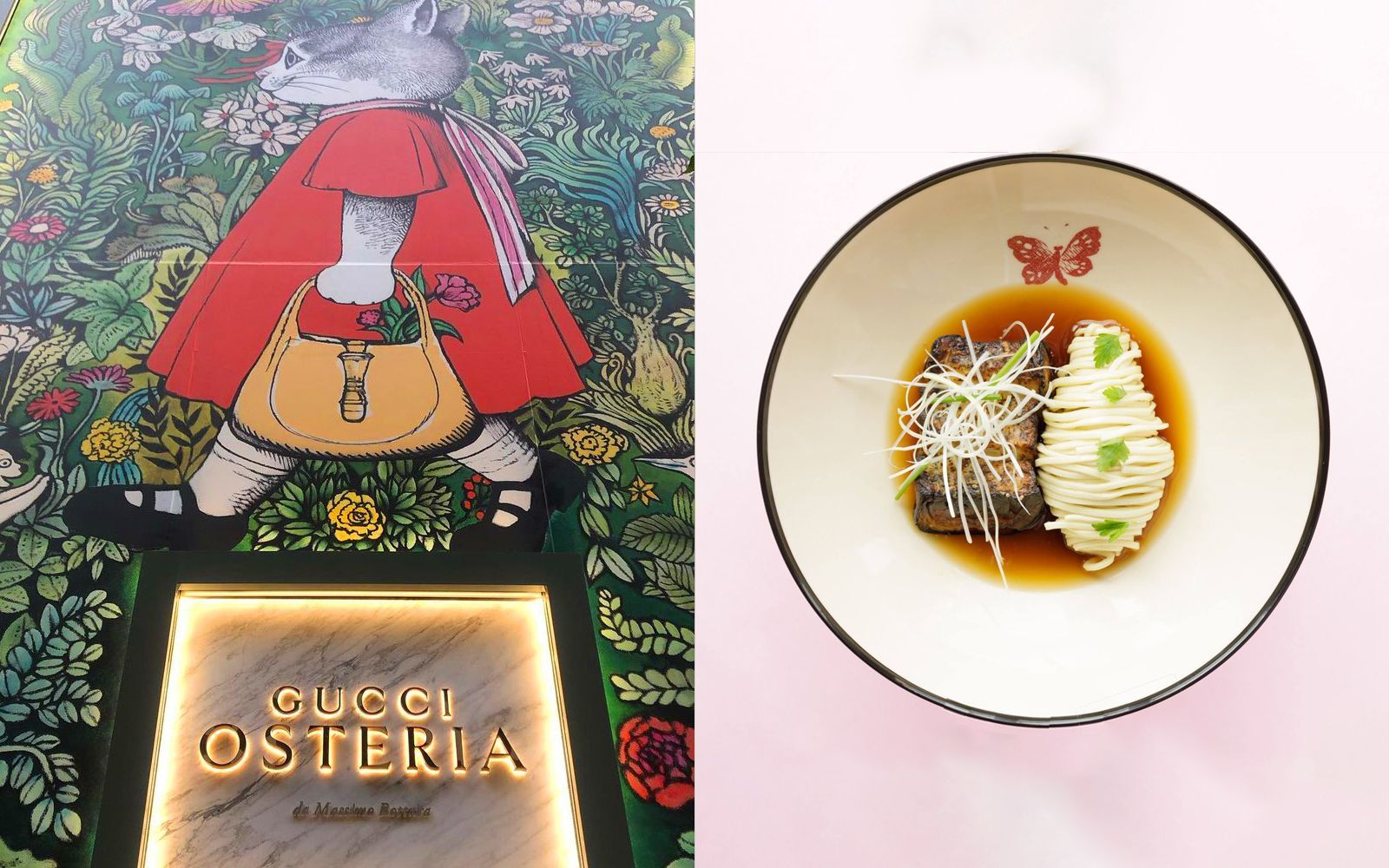 Massimo Bottura's Gucci Osteria arrives in Tokyo From October 28th at the Gucci Namiki flaghsip in Ginza