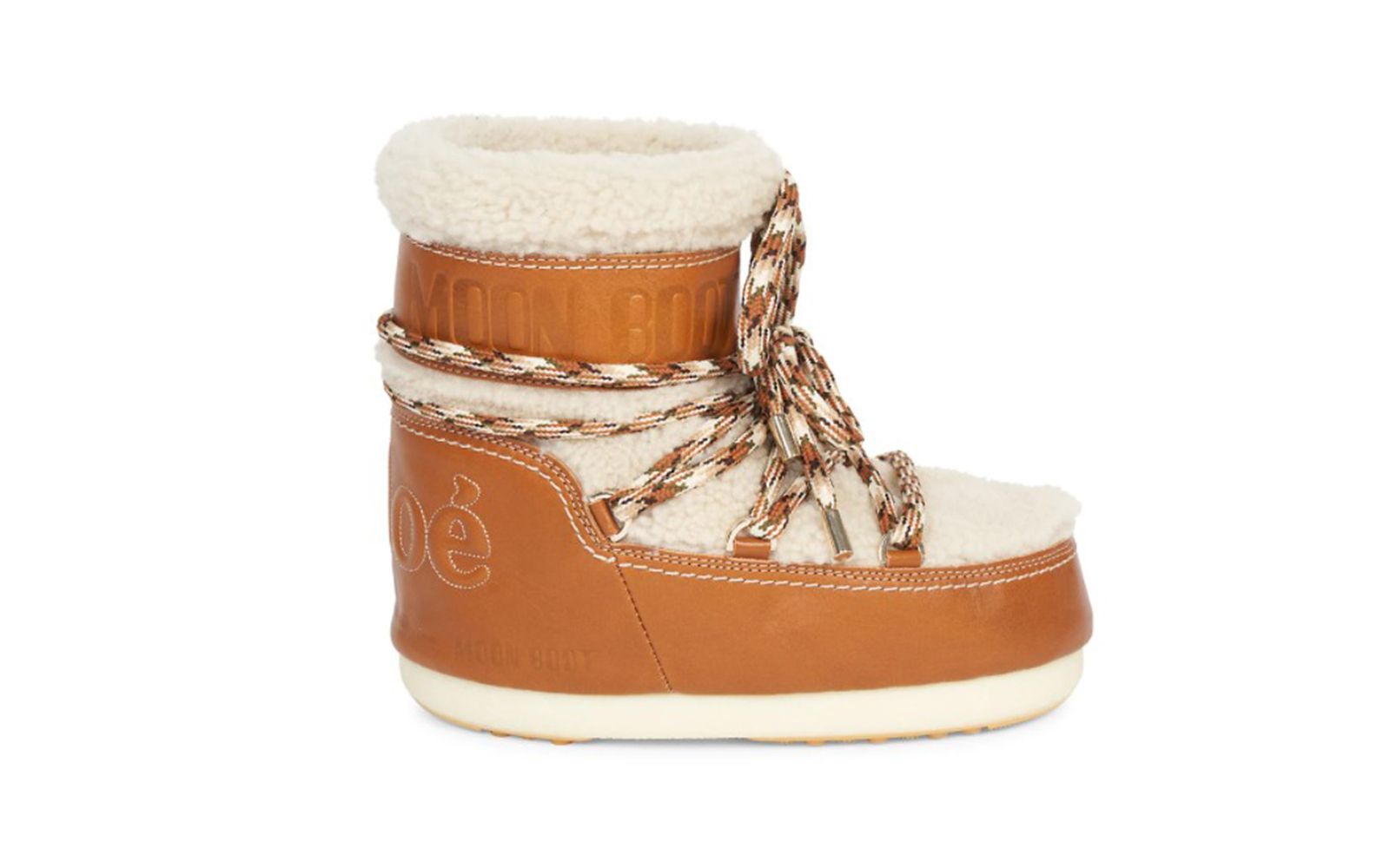 Chloe X MoonBoot shearling and leather