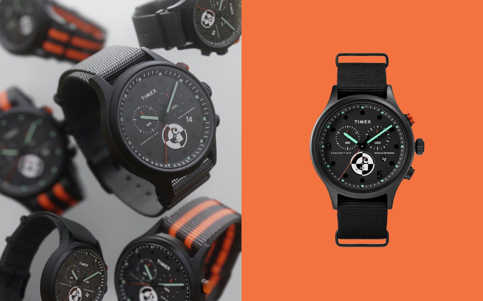 The Carhartt WIP watch created with Timex