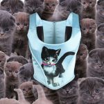 Vivienne Westwood's corset unlocks passion for kittens Super funny outfit ideas for a cuteness overload
