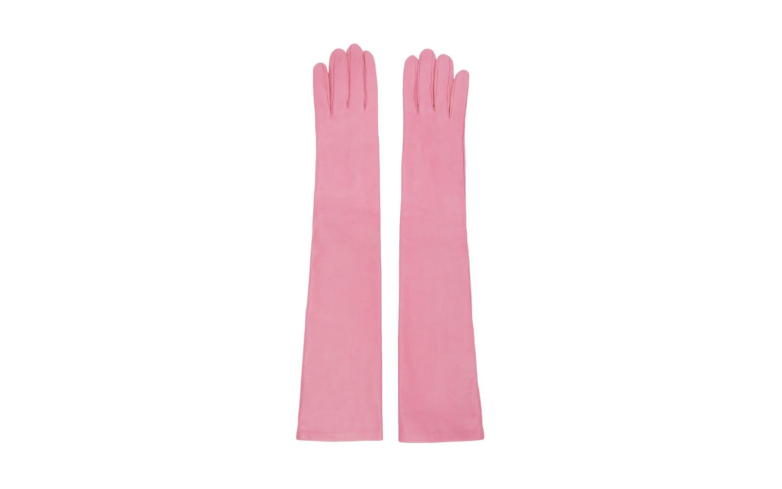 DRIES VAN NOTEN Pink Leather Gloves
