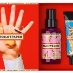 TOILER PAPER's vision contaminates beauty LA BOTTEGA and Maurizio Cattelan's surreal world come together in TOILET PAPER BEAUTY
