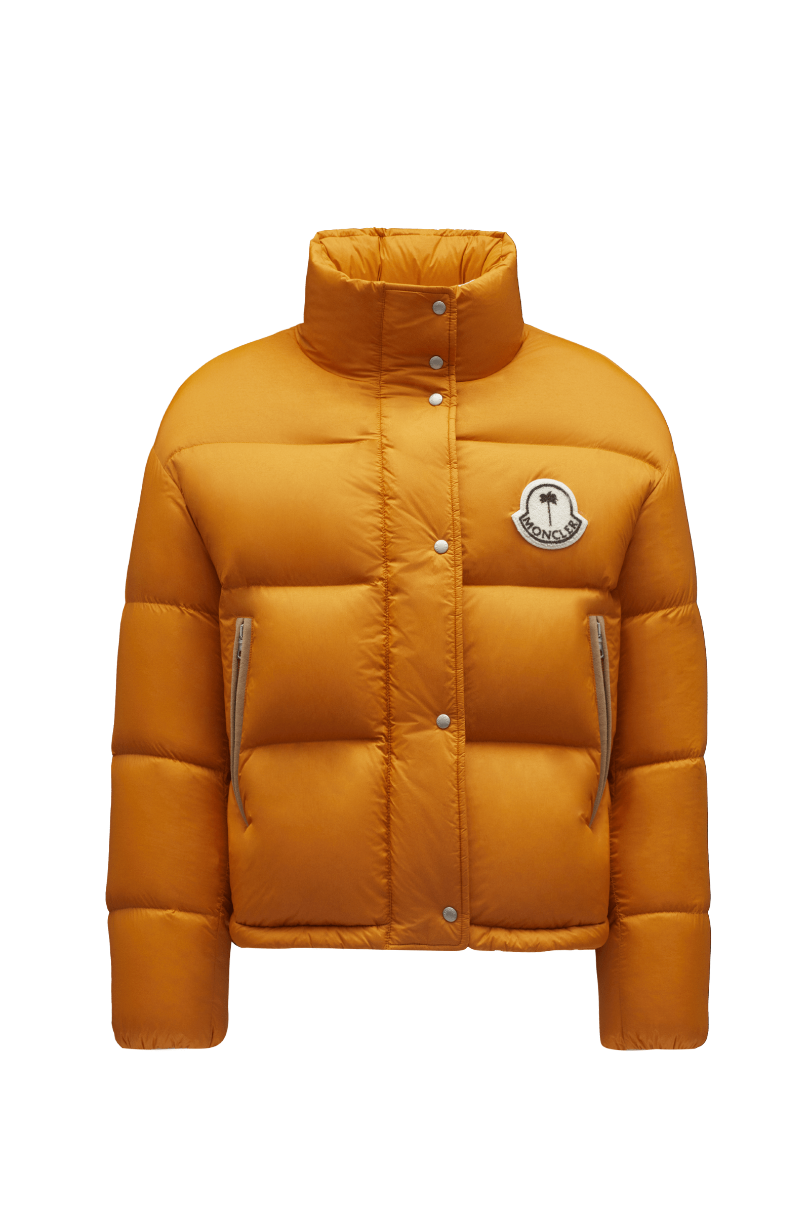 MONCLER Palm Angels スタジャン ブラック イエロー MONCLER × Palm Angels スタジャン ブラック イエロー