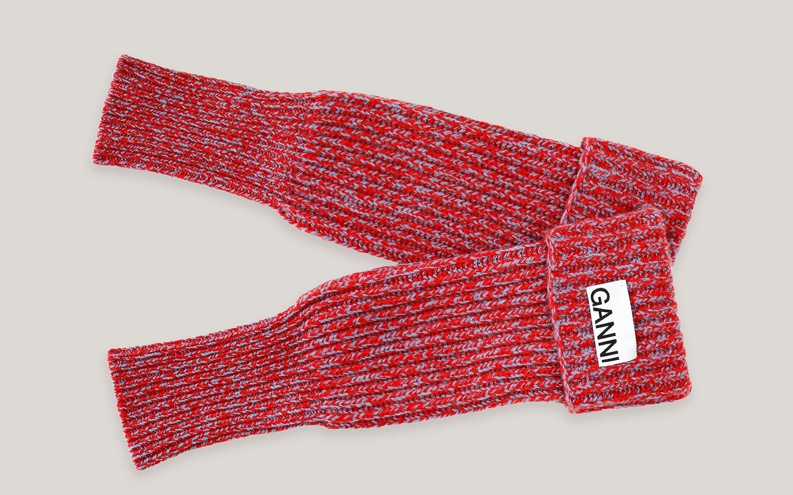 GANNI - Rib Knit Accessories Wrist Warmers