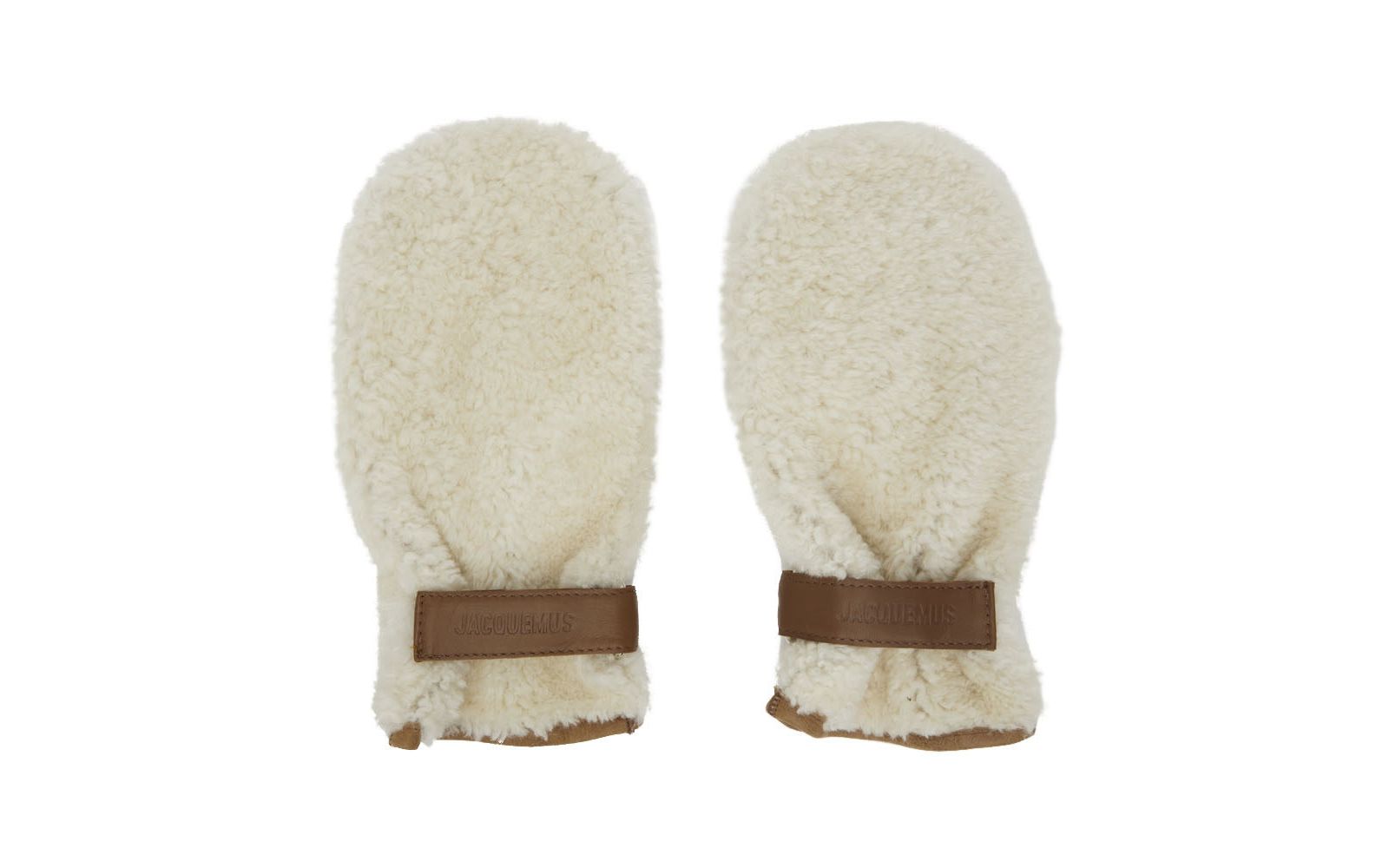 JACQUEMUS Off-White 'Les Moufles' Mittens