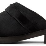 Black Cow Hair Camion Mule Loafers OUR LEGACY