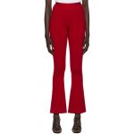 COURREGES Red Knit Lounge Pants