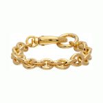 LAURA LOMBARDI Gold Cable Chain Bracelet
