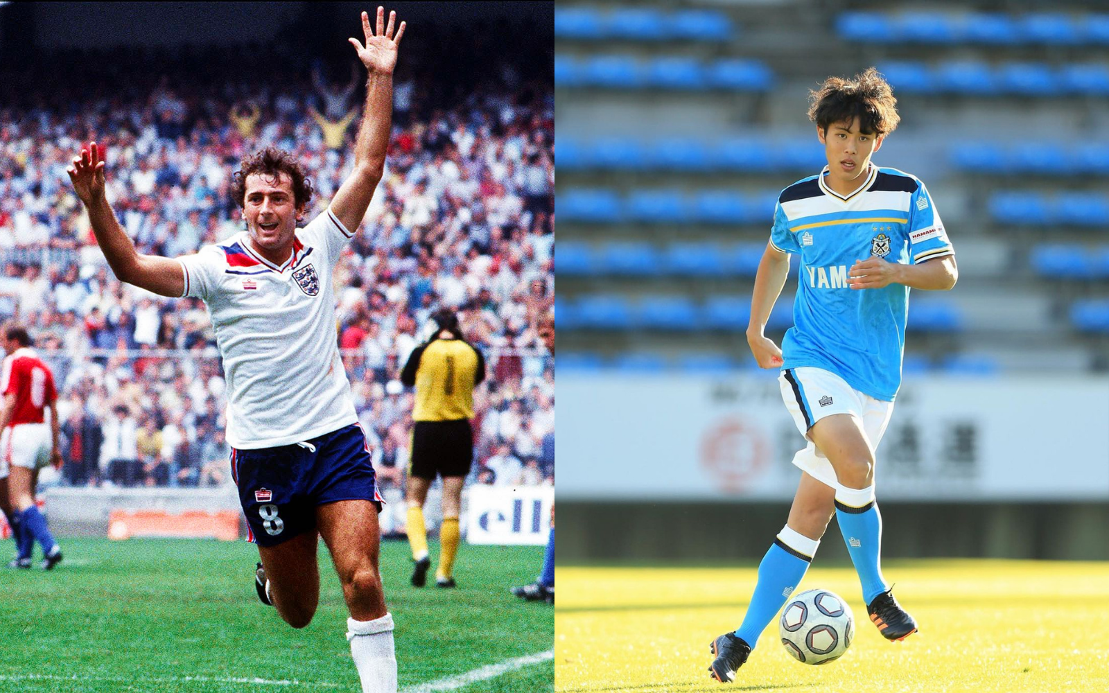 The new Júbilo Iwata jersey is inspired by the 1982 England jersey