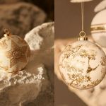 DIOR Set di 4 decorazioni natalizie