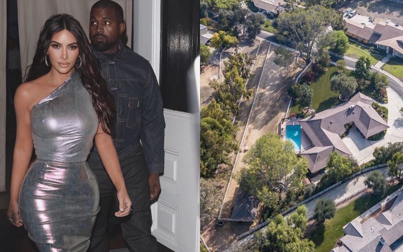 Kanye bought a new house next to Kim