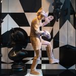 Louis Vuitton's tribute to Virgil Abloh in the brand's Milanese boutique