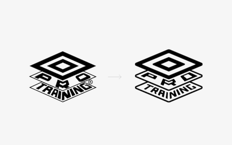 The return of the Umbro Pro Training logo - nss sports