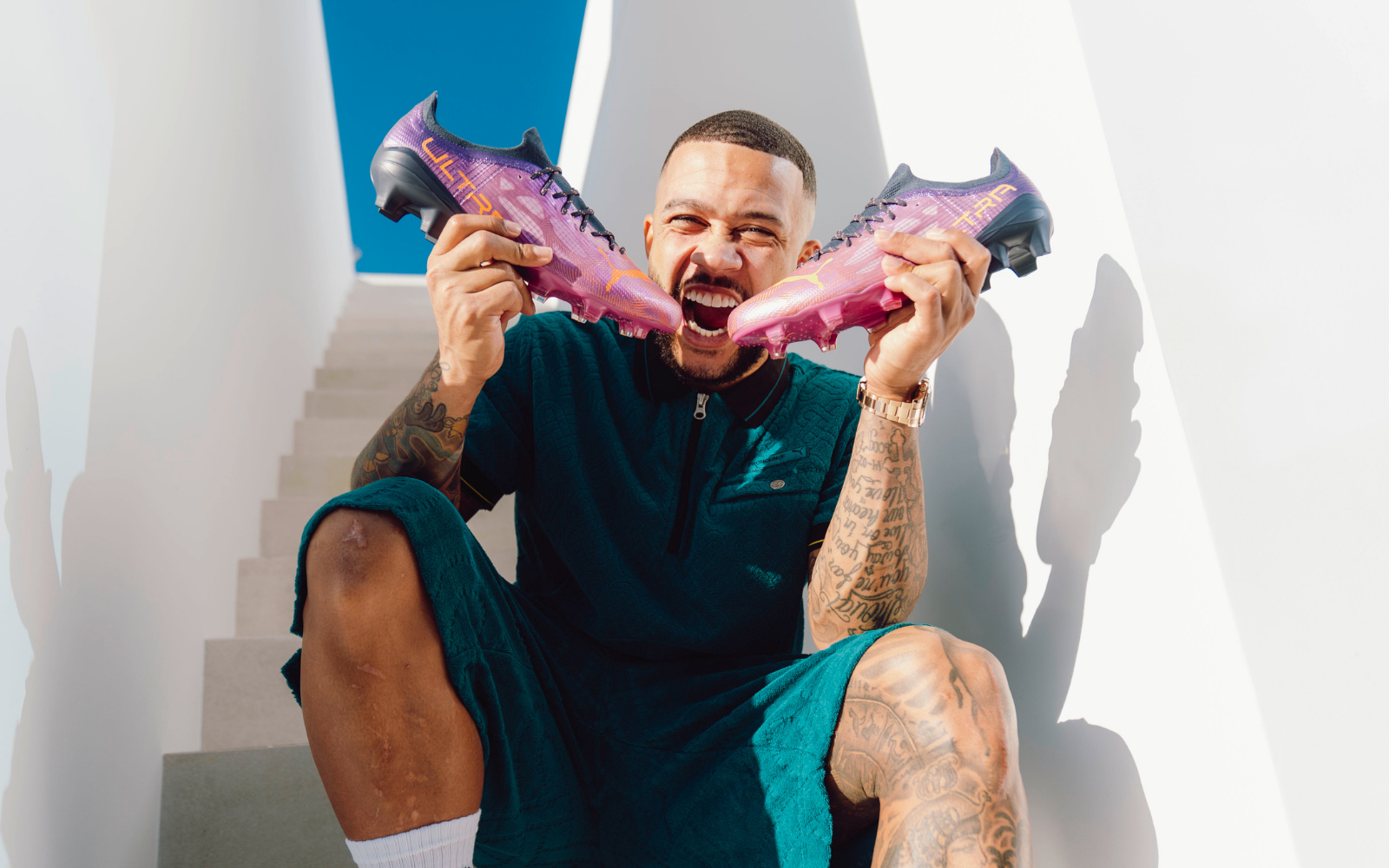 Puma Launches First Collaboration with Memphis Depay Clothing's Blind and  Deaf to The World Label - Global Brands Magazine