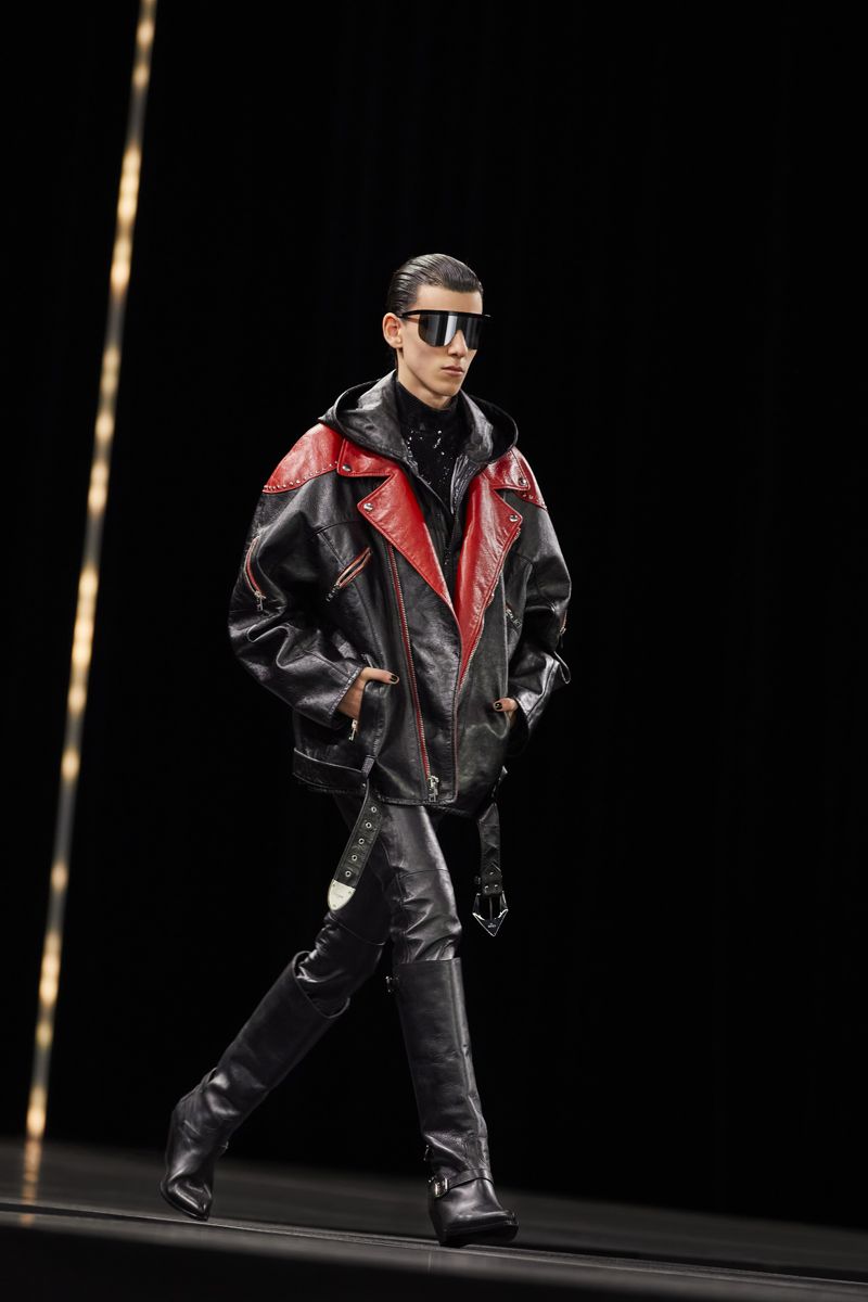 Hedi Slimane's nightclubbers in Celine's FW22 collection