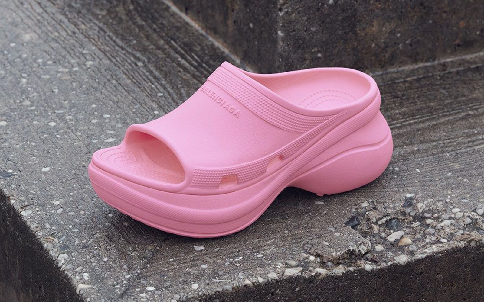 Balenciaga Platform Crocs in Pink  Lyst
