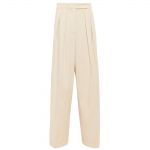 DRIES VAN NOTEN Pantaloni in cotone a gamba larga