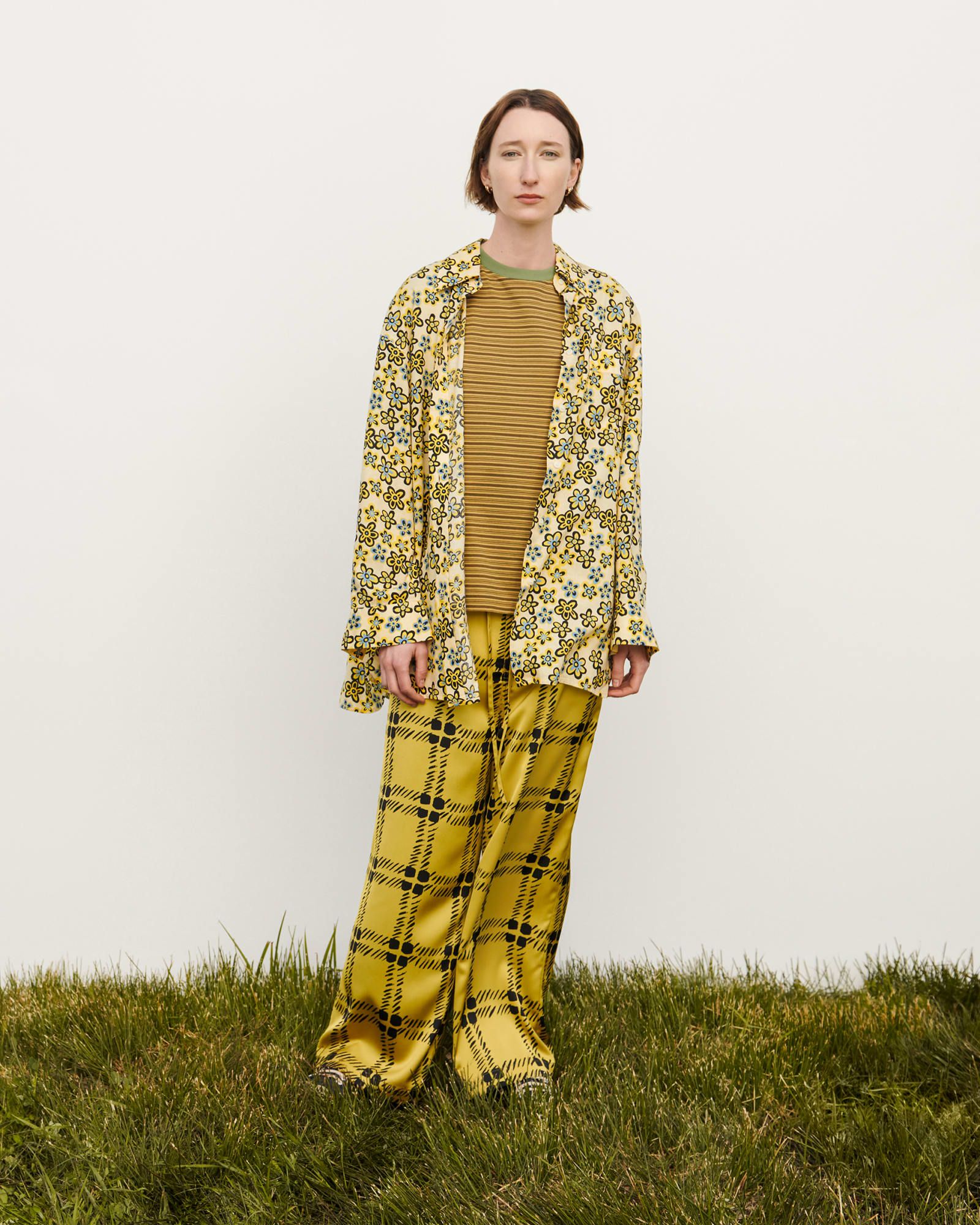 【るるたん】UNIQLO×MARNI テーラードジャケット XS イエロー UNIQLO - 【タグ付き】UNIQLO×MARNI イエロー テーラード