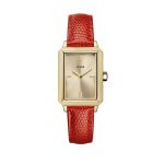 CLUSE Fluette Leather Coral Lizard, Gold Colour