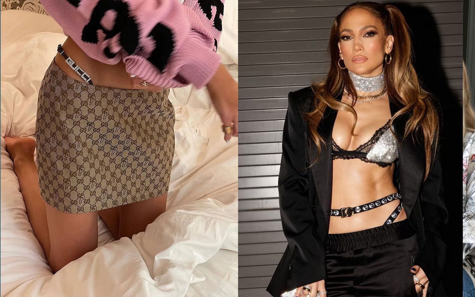Brace yourselves, the exposed G-string is back and this time it's sewn  into your trousers! 