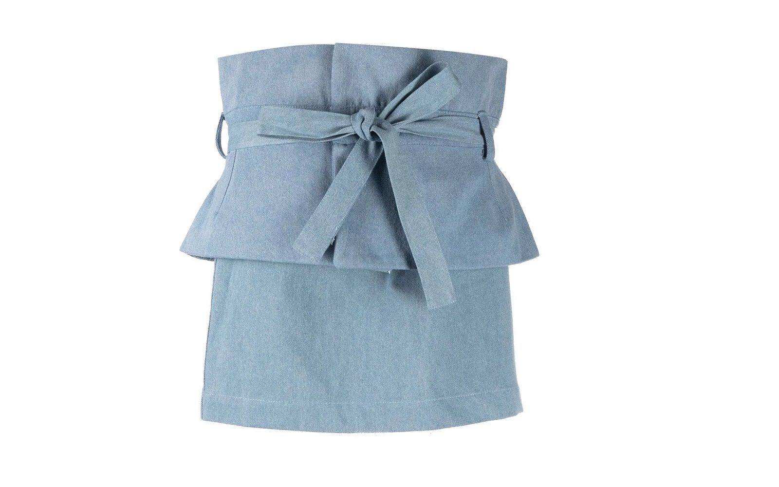 FEDERICA TOSI High-waist belted mini skirt