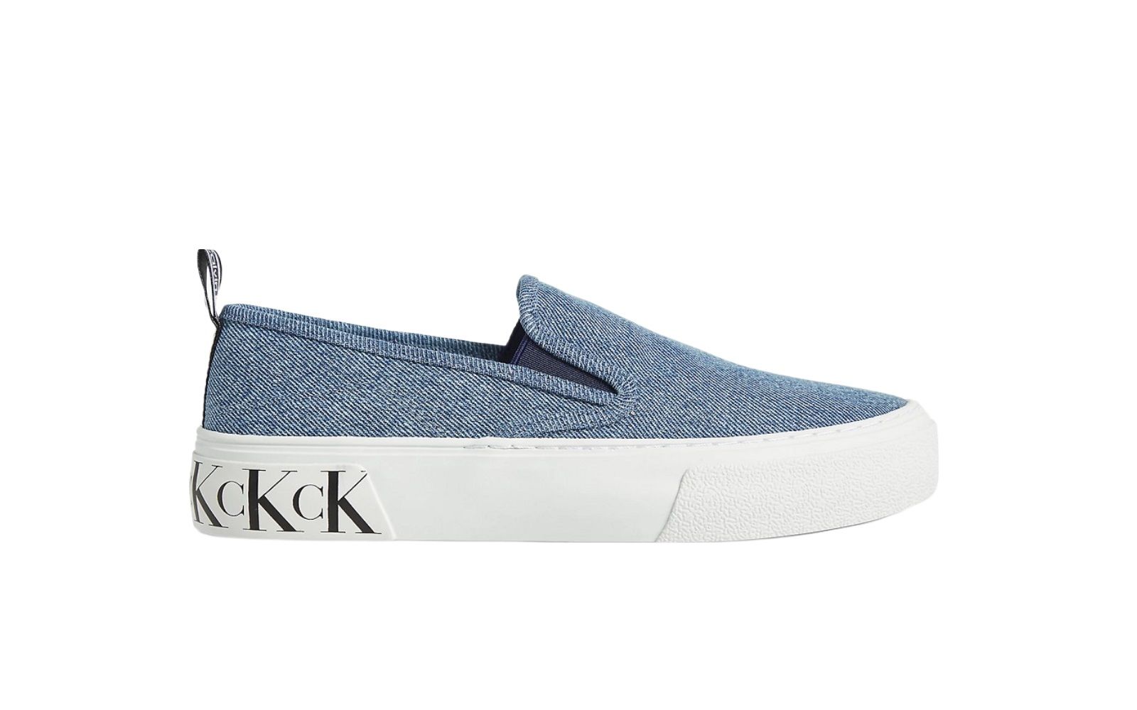 CALVIN KLEIN Recycled Denim Slip-on Shoes
