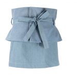 FEDERICA TOSI High-waist belted mini skirt