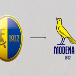 Modena FC Club Logo Symbol Black Serie A Football Calcio Italy