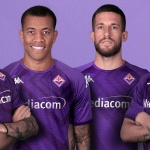 The new Fiorentina's jersey by Kappa for the 2022/23 season The first with the new diamond-shaped coat of arms that also inspired the geometries of the kit
