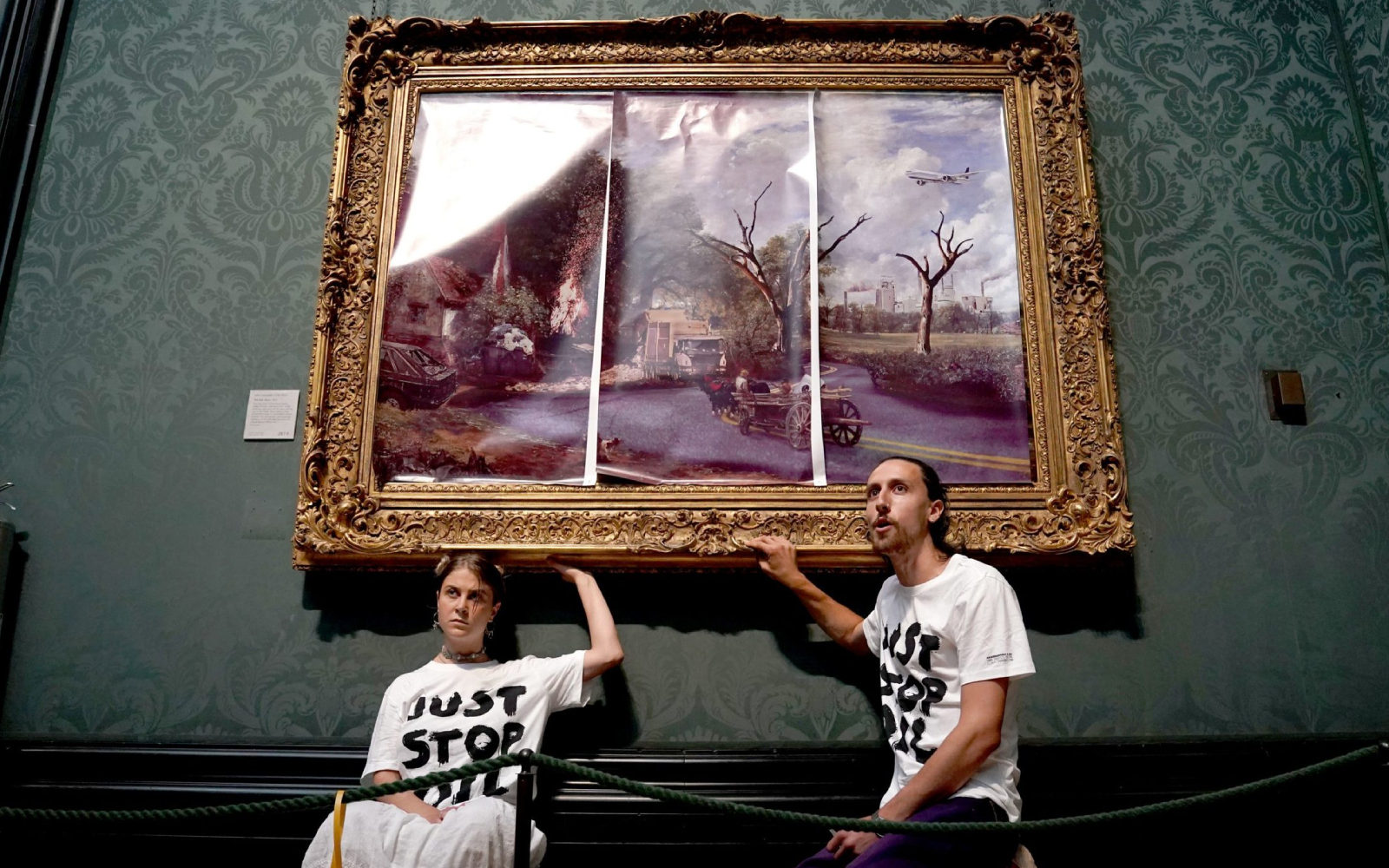 Can the Climate Protesters Gluing Themselves to Frames of Masterpieces  Damage Irreplaceable Art? We Asked the Experts