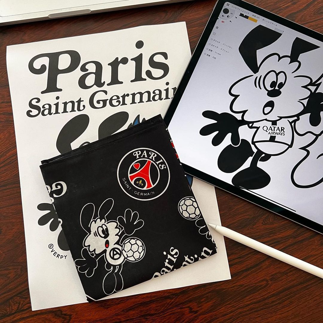 Paris Saint-Germain has collaborated with Japanese artist