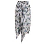 PANAREHI Malibu Knotted sarong with fringes