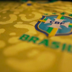 The new Brasilian national team Nike jerseys Featuring an innovative speckled pattern