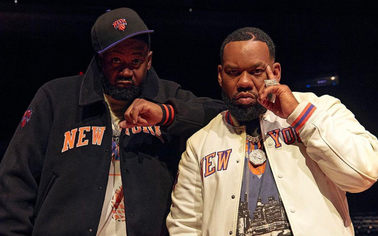 Raekwon e Ghostface Killa in the new New York Knicks for Kith