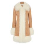CHARLOTTE SIMONE Lulu Tan Afghan Coat