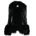 AMBUSH single-breasted shearling jacket