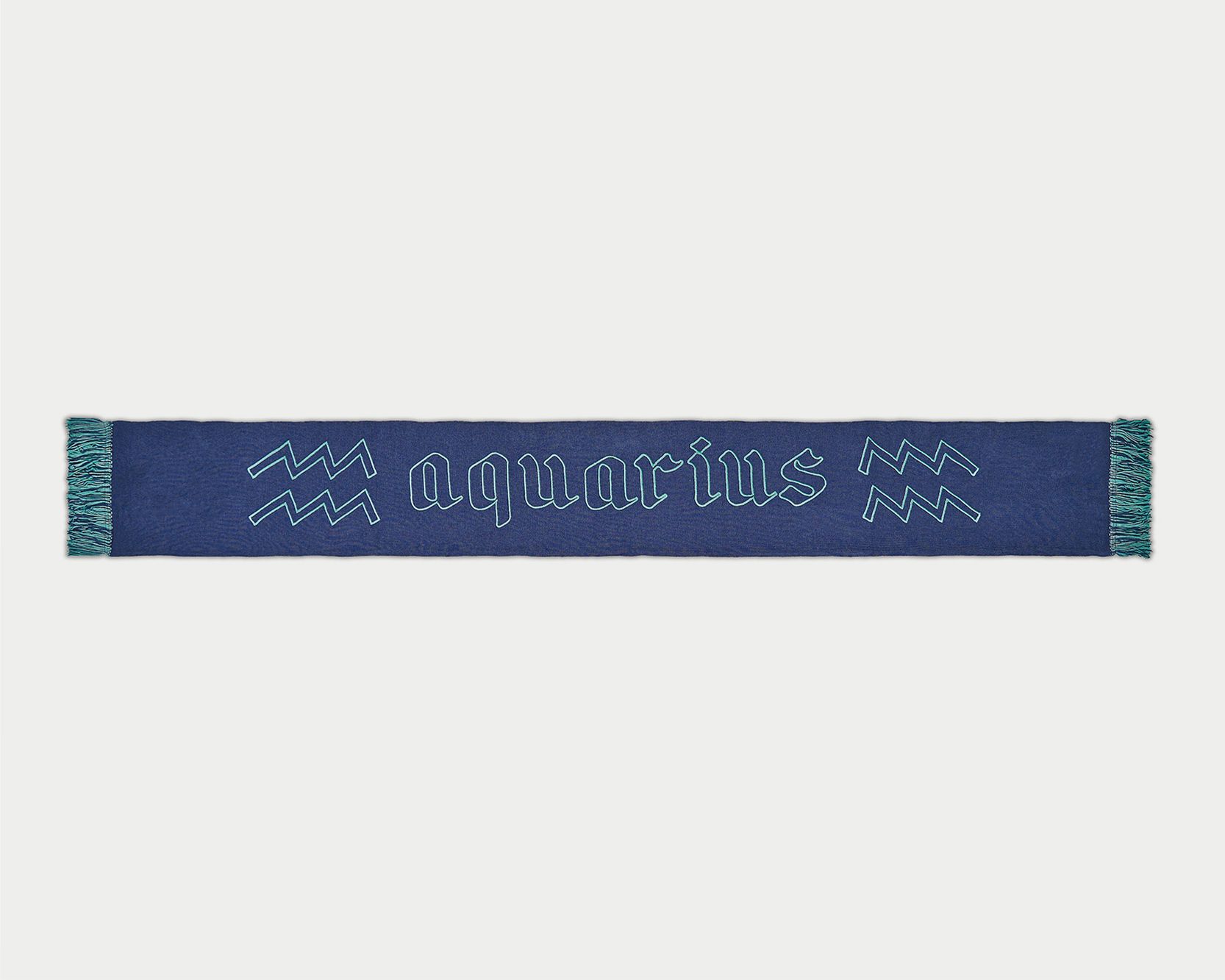 AQUARIUS Navy Blue & Turquoise