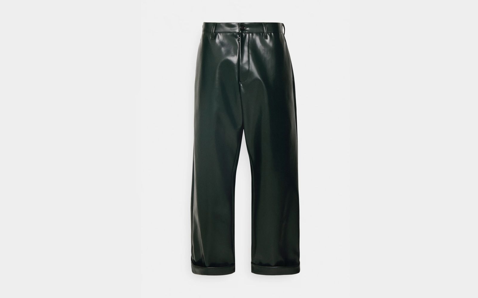 Pantaloni effetto pelle - MM6 Maison Margiela