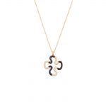 BEA BONGIASCA B-Duo Necklace Panna and Chocolate
