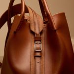 Micro Bale Bag in Calfskin Warm Tan