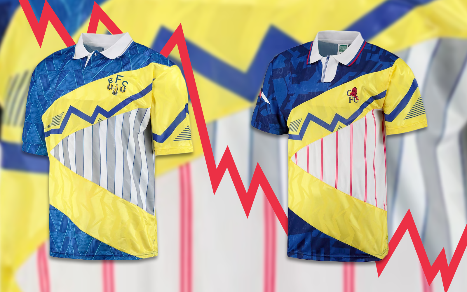 Chelsea FC and Score Draw launch two new retro shirts inspired by