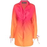 ANDREĀDAMO Short dress with shaded effect