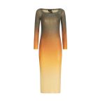 ETRO Shaded lamé knit dress