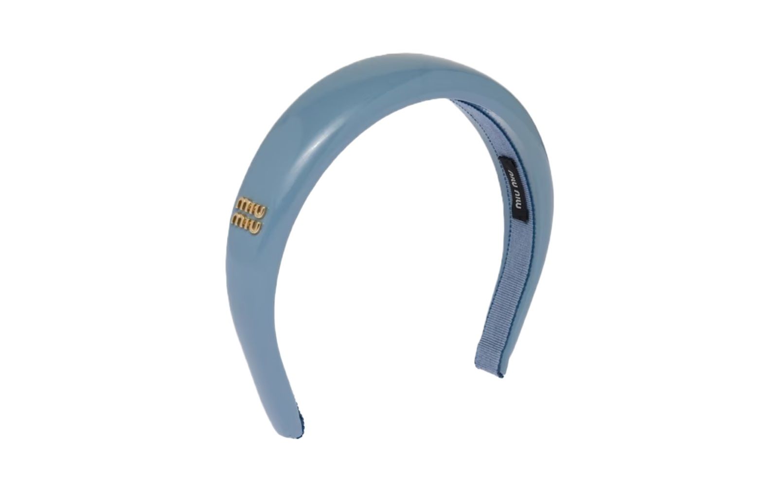 MIU MIU Patent Leather Headband