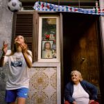 The Tacchettee and nss sports t-shirt for the Scudetto party A tribute to the passion for Naples that is handed down from father to son | Image 451082
